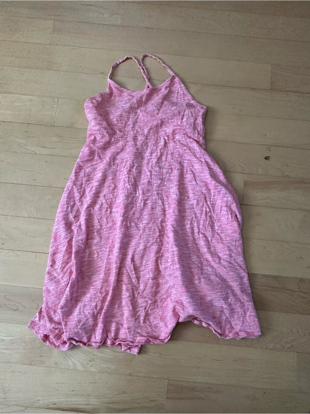 Old Navy Pink Heathered Casual Tank Dress